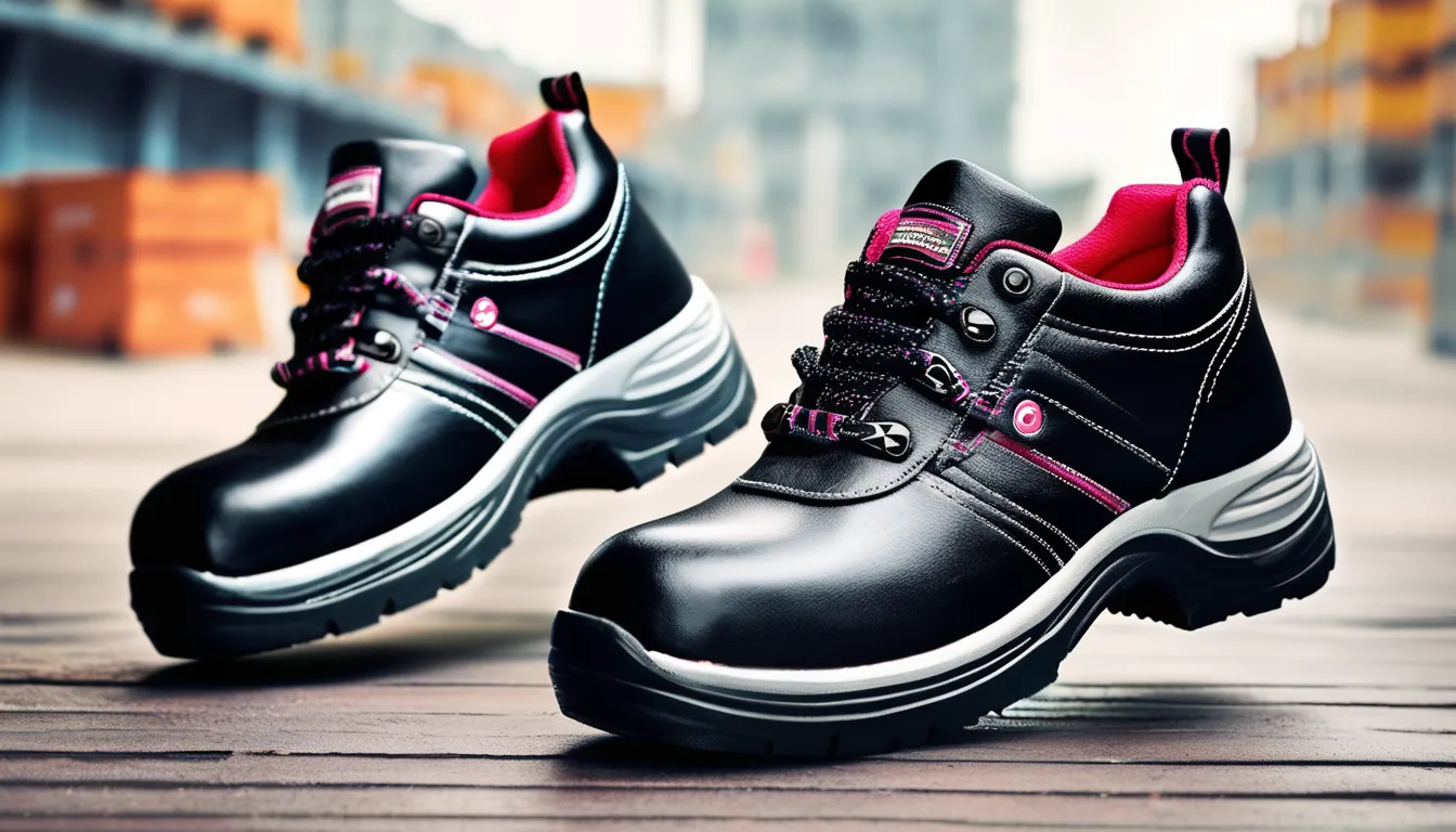 Durability With Flair  Stylish Women S Safety Shoes for the Modern Professional